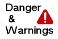 Charles Sturt Danger and Warnings